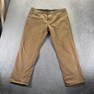 English Laundry Pant Men's 38x30 Brown Chino Straight Classic Preppy Business